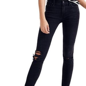 Madewell 9” high riser skinny jeans